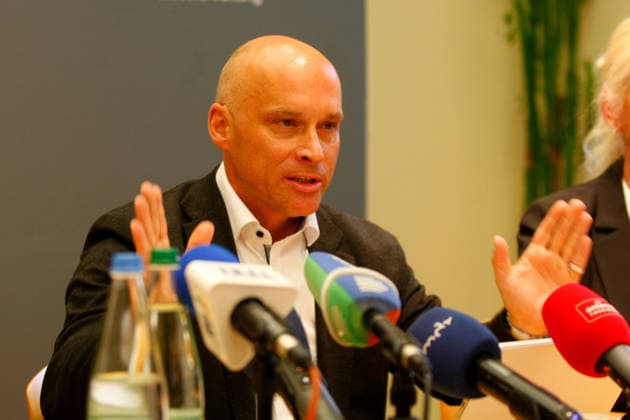 Erfurt, 05 05 2026 Andreas Horn, Lord Mayor, at the press conference on the occasion of the AfD federal party conference in ErfurtThe AfD federal party conference will take place in Erfurt from 3 to 5 July 2026 Nine counter-demonstrations have currently been registered, and concert Copyright: xMarioxGentzelx