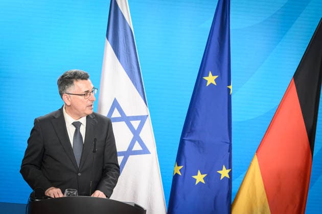 Berlin, Press meeting Johann Wadephul and Gideon Sa™ar Press conference by German Foreign Minister Johann Wadephul CDU and Israeli Foreign Minister Gideon Sa™ar on 05 05 2026 at the Federal Foreign Office in Berlin Berlin Federal Foreign Office Berlin Germany