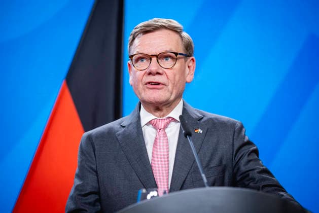 Johann Wadephul CDU , Federal Foreign Minister, photographed during a press conference in Berlin, 05 05 2026 Photographed on behalf of the Federal Foreign Office Berlin Germany Copyright: xJulianexSonntag AAx