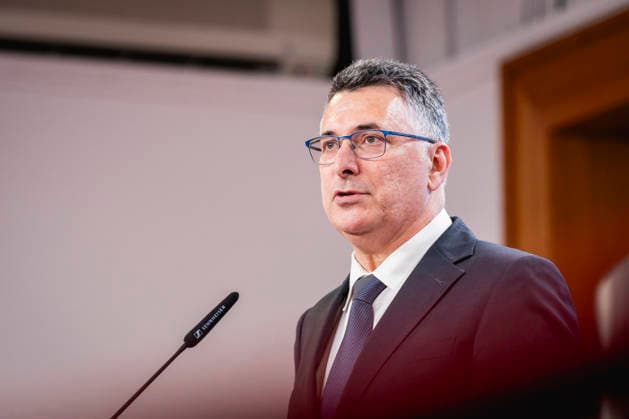 Gideon Sa ar, Foreign Minister of Israel, photographed during a press conference in Berlin, 05 05 2026 Photographed on behalf of the Federal Foreign Office Berlin Germany Copyright: xJulianexSonntag AAx