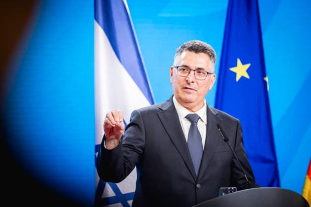 Gideon Sa ar, Foreign Minister of Israel, photographed during a press conference in Berlin, 05 05 2026 Photographed on behalf of the Federal Foreign Office Berlin Germany Copyright: xJulianexSonntag AAx