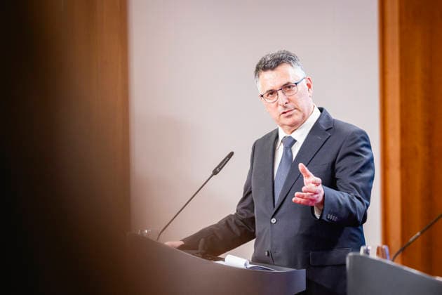Gideon Sa ar, Foreign Minister of Israel, photographed during a press conference in Berlin, 05 05 2026 Photographed on behalf of the Federal Foreign Office Berlin Germany Copyright: xJulianexSonntag AAx
