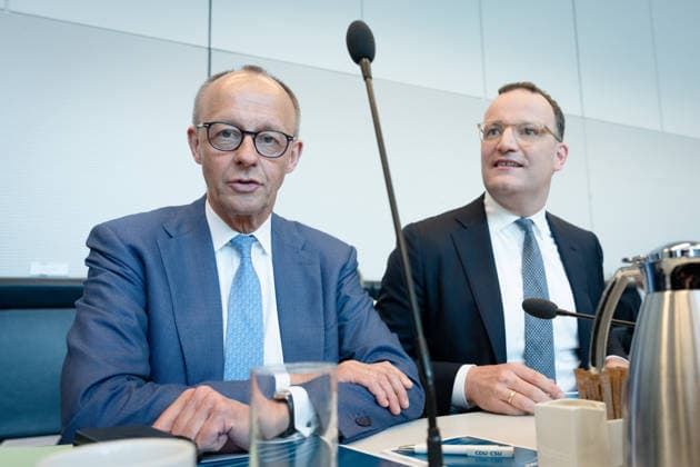 Bundestag parliamentary group, CDU CSU Bundestag, Bundestag parliamentary group, CDU CSU, Chairman, Jens Spahn, CDU, Friedrich Merz, Federal Chancellor Berlin Berlin GER