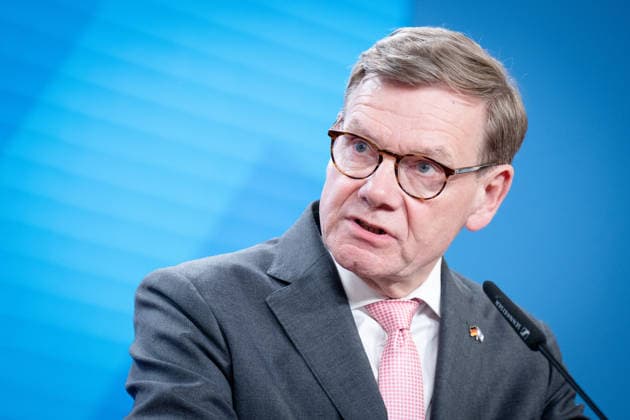 Foreign Minister Johann Wadephul Federal Foreign Office, Berlin, Press conference, Foreign Minister Johann Wadephul Berlin Berlin GER