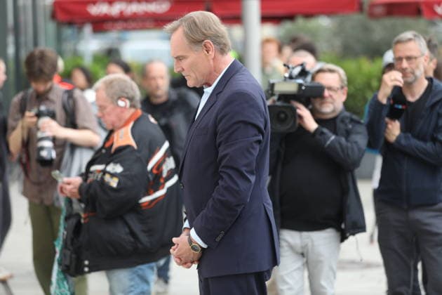 Burkhard Jung at the wreath-laying ceremony for the victims of the rampage In the pedestrian zone of Leipzigs city center on Monday, a 33-year-old man from Leipzig drove his car into a crowd of people Two people died and many were injured Only a bollard stopped the car at the end of Grimmaische Straße Leipzig, 05 05 2026 Copyright: xAgenturxMatthiasxWehnertx xM.xGränzdörferx