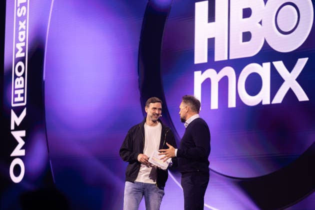 Hamburg, OMR Festival Hamburg, 05 05 2026 Adidas Chief Digital Officer Tobias Seemann in conversation with presenter Steven Gaetjen on the HBO Max Stage at OMR in Hamburg