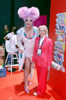 Olivia Jones and Tanja May at the OMR Festival 2026 in the Hamburg exhibition halls, 05 05 2026 Foto:xgbrcix xFuturexImagex omr_6510