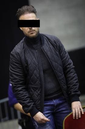 The accused Paolo Falzone arrives for the third day of the trial of P. and A. Falzone, at the Court of Appeal of Mons, on Wednesday 06 May 2026. The trial of the two men concerns the 2022 tragedy in Strepy-Bracquegnies, where a car plowed into a carnival parade around 5:00. Six people died at the scene, and a seventh months later in the hospital. P. Falzone is charged with seven murder and 81 attempted murder. A. Falzone with failure to render aid to a person in danger.  VIRGINIExLEFOUR 173003896
