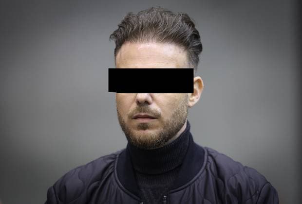 The accused Paolo Falzone pictured during the third day of the trial of P. and A. Falzone, at the Court of Appeal of Mons, on Wednesday 06 May 2026. The trial of the two men concerns the 2022 tragedy in Strepy-Bracquegnies, where a car plowed into a carnival parade around 5:00. Six people died at the scene, and a seventh months later in the hospital. P. Falzone is charged with seven murder and 81 attempted murder. A. Falzone with failure to render aid to a person in danger.  VIRGINIExLEFOUR 173003931