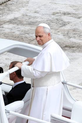 Vatican City - Italy, May 6, 2026: Pope Leo XIV presides over the Wednesday General Audience in St. Peter s Square, the day after US President Donald Trump s comments against him, accusing him of endangering Catholics around the world. This morning, thousands of faithful and pilgrims from around the world gathered in St. Peter s Square to participate in the Wednesday General Audience with Pope Leo XIV. A moment of prayer, listening, and communion that filled the square with hope, reflection, and joy.  Copyright: xmarcoxiacobuccix xipa-agency.netx xmarcoxiacobuccix IPA_Agency_IPA74465824