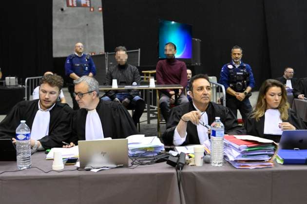 Paolo and Antonino Falzone Trial 06 05 2026 MONS, BELGIUM - MAY 06 : Day 3 of the trial of Paolo and Antonino Falzone for their alleged role in the Strépy-Bracquegnies tragedy. Lawyers Frank Discepoli and Fabrice Guttadauria on May 6, 2026 in Mons, Belgium, 06 05 2026 Mons Belgium  Copyright: xPhilipxReynaersx
