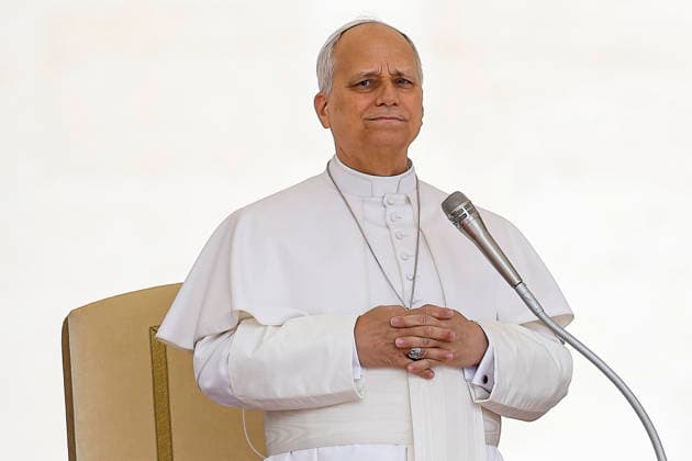 May 6, 2026, Vatican City, ITALIA ROMA: Pope Leo XIV during the weekly general audience in Saint Peters Square, Vatican City, 06 May 2026. ANSA ANGELO CARCONI. Vatican City ITALIA ROMA  - ZUMAa110 20260506_zaf_a110_004 Copyright: xAngeloxCarconix