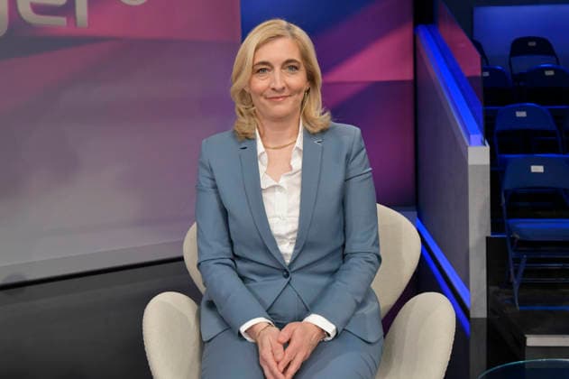 Nina Warken on the ARD talk show maischberger in Studio Berlin Adlershof Berlin, 05 05 2026 Foto:xM.xBehrensx xFuturexImagex maischberger0505_6529