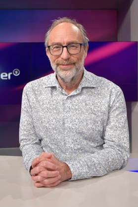 Jimmy Wales on the ARD talk show maischberger in Studio Berlin Adlershof Berlin, 05 05 2026 Foto:xM.xBehrensx xFuturexImagex maischberger0505_6514