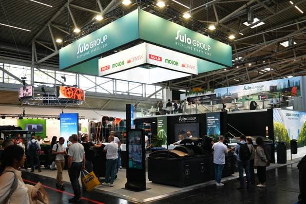 IFAT Munich 2026 is the worlds leading trade fair for water, sewage, waste and raw materials management The trade fair takes place every two years at the exhibition center in Munich Riem Photo Sulo Deutschland GmbH, Sulo Group