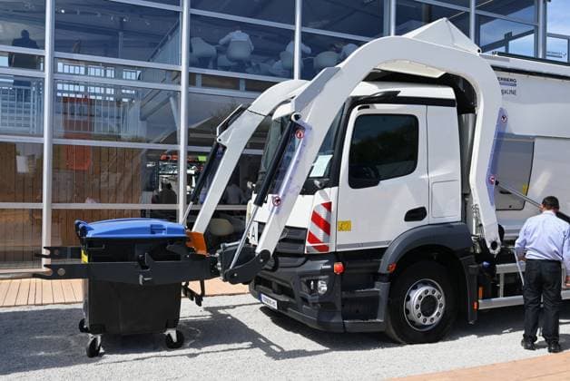 IFAT Munich 2026 is the worlds leading trade fair for water, sewage, waste and raw materials management The trade fair takes place every two years at the exhibition center in Munich Riem Photo Müll LKW, Terberg HS GmbH