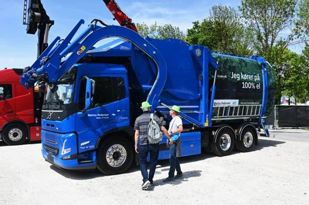 IFAT Munich 2026 is the worlds leading trade fair for water, sewage, waste and raw materials management The trade fair takes place every two years at the exhibition center in Munich Riem Photo Volvo Electric garbage truck with NTM body, Marius Pedersen