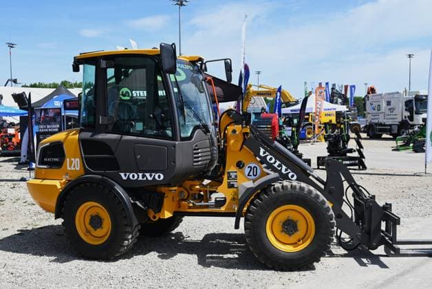 IFAT Munich 2026 is the worlds leading trade fair for water, sewage, waste and raw materials management The trade fair takes place every two years at the exhibition center in Munich Riem Photo Volvo Electric wheel loader L20