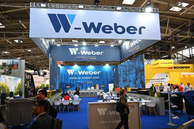 IFAT Munich 2026 is the worlds leading trade fair for water, sewage, waste and raw materials management The trade fair takes place every two years at the exhibition center in Munich Riem Photo Weber exhibition stand