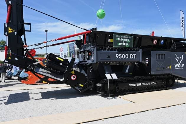 IFAT Munich 2026 is the worlds leading trade fair for water, sewage, waste and raw materials management The trade fair takes place every two years at the exhibition center in Munich Riem Photo Wolf Shredders 9500 DT