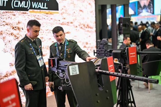 SAHA 2026 Defense Expo continues in Istanbul ISTANBUL, TURKIYE - MAY 6: Participants visit the SAHA 2026 International Defense, Aerospace, and Space Industry Fair in Istanbul, Turkiye on May 6, 2026. Cem Tekkesinoglu Anadolu Istanbul Turkey. Editorial use only. Please get in touch for any other usage.  Copyright: x2026xAnadoluxCemxTekkesinoglux