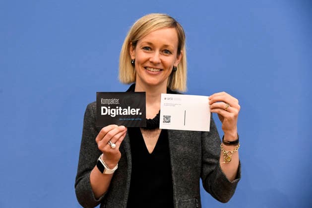 ABB BPK Prof Dr Louisa Specht Riemenschneider, Federal Commissioner for Data Protection and Freedom of Information BfDI Topic Data protection and freedom of information 2025 Between new beginnings and risk Presentation Report at the BPK Berlin Federal Press Conference on 06 05 2026 Berlin Germany
