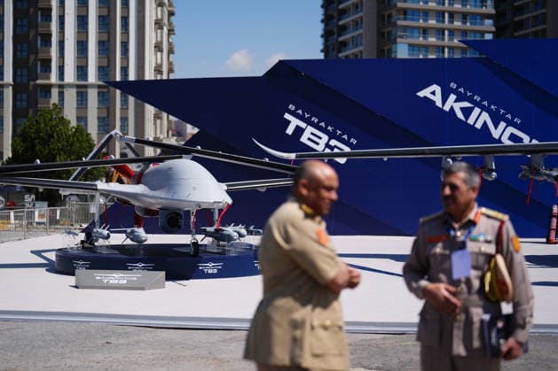 SAHA 2026 Defense Expo continues in Istanbul ISTANBUL, TURKIYE - MAY 6: Participants visit the SAHA 2026 International Defense, Aerospace, and Space Industry Fair in Istanbul, Turkiye on May 6, 2026. Hakan Akgun Anadolu Istanbul Turkey. Editorial use only. Please get in touch for any other usage.  Copyright: x2026xAnadoluxHakanxAkgunx