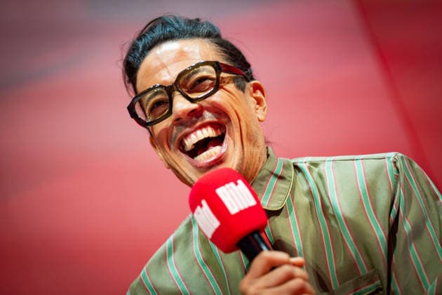 Jorge Gonzalez, presenter, choreographer and model, at the BILD Stage OMR26 Festival in Hamburg, Hamburg Hamburg Germany Fair