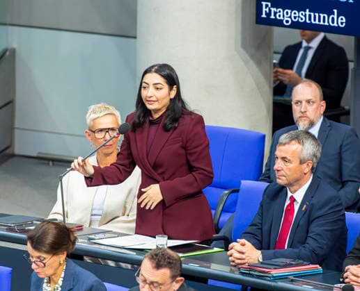 Reem Alabali Radovan Question Time in the Bundestag EUR, Germany, Berlin, 06 05 2026 Questioning of the Federal Government Reem Alabali Radovan SPD , Federal Minister for Economic Cooperation and Development answers questions from MPs