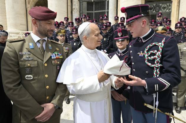 Italy, Rome, Vatican, May 6, 2026: Pope Leo XIV during the weekly general audience in St. Peter’s Square, Vatican City. Photograph by VATICAN MEDIA Catholic Press Photo RESTRICTED TO EDITORIAL USE - NO MARKETING - NO ADVERTISING CAMPAIGNS.  Copyright: xVATICANxMEDIA xCatholicxPressxPhotox xipa-agency.netx xVATICANxMEDIA xCPPx IPA_Agency_IPA74469261