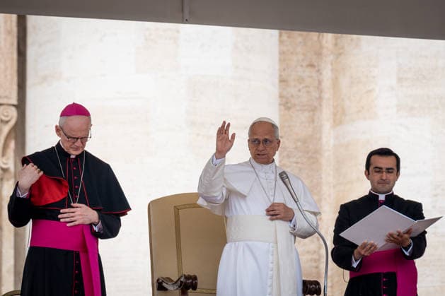 Pope Leo XIV leads his traditional Wednesday General Audience in St. Peter s Square in Vatican City, Vatican, on 06 May 2026. Pope Leo XIV leads his traditional Wednesday General Audience in St. Peter s Square in Vatican City, Vatican, on 06 May 2026., Credit:Stefano Costantino TTL Avalon Vatican, Vatican City  Copyright: xStefanoxCostantinoxTTLx xAvalonx 1096905184