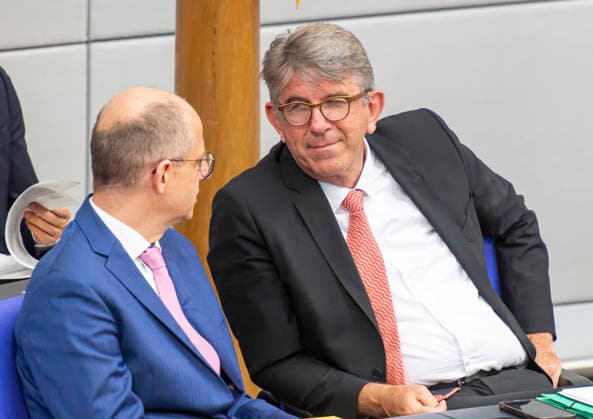 Wolfram Weimer Question Time in the Bundestag EUR, Germany, Berlin, 06 05 2026 Wolfram Weimer CDU , Minister of State for Culture and the Media in conversation Question Time in the Bundestag Separated by department, representatives of the Federal Government answer questions submitted in writing by MPs in advance for 45 minutes