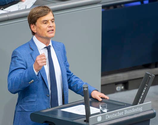 Bernd Baumann Aktuelle Stunde EUR, Germany, Berlin, 06 05 2026 Bernd Baumann AfD First Parliamentary Secretary of the AfD parliamentary group Aktuelle Stunde One year of government under Chancellor Merz