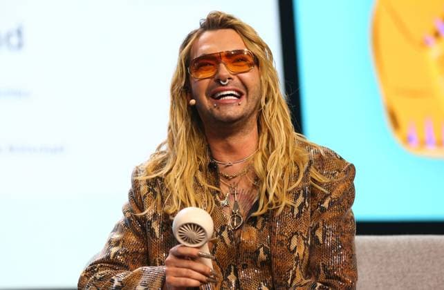 06 05 2026, xcex, GER, Hamburg, trade fair, exhibition halls, Online Marketing Rockstars Festival, event for digital marketing and technology, OMR Expo, trade fair, OMR Festival 2026 in Hamburg, Bill Kaulitz Saenger, musician, entrepreneur, Tokio Hotel CE