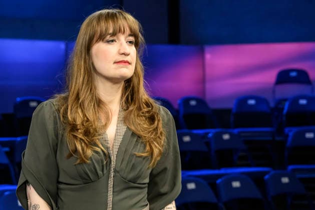 v l Heidi Reichinnek, Die Linke Fraktionsvorsitzende , GER, Berlin, Studio, zu Gast bei - Maischberger, politische Talkshow, TV, Format, mit Moderator - Sandra Maischberger, Das Erste, aus Adlershof - Am Studio 20, 06 Mai 2026, Copyright: HMBxMedia UwexKoch