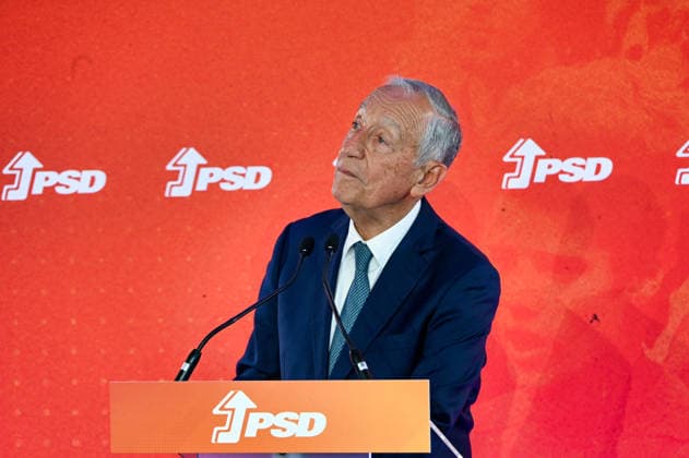 May 6, 2026, Lisbon, Lisbon, Portugal: Former Portuguese President MARCELO REBELO DE SOUSA delivers a speech during the ceremony marking the 52nd anniversary of the Social Democratic Party PSD in Lisbon. Lisbon Portugal - ZUMAr238 20260506_zip_r238_026 Copyright: xRicardoxRochax