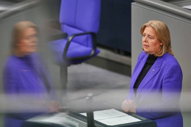 Berlin, Germany, 07 05 2026 German Bundestag 77 Bundestag session Federal Minister of Labor and Social Affairs Bärbel Bas SPD Copyright: xdtsxNachrichtenagenturx dts_118041