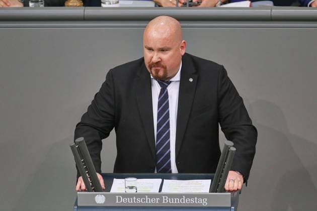 Berlin, Germany, 07 05 2026 German Bundestag 77 Bundestag session Jan Feser, AfD Copyright: xdtsxNachrichtenagenturx dts_118044