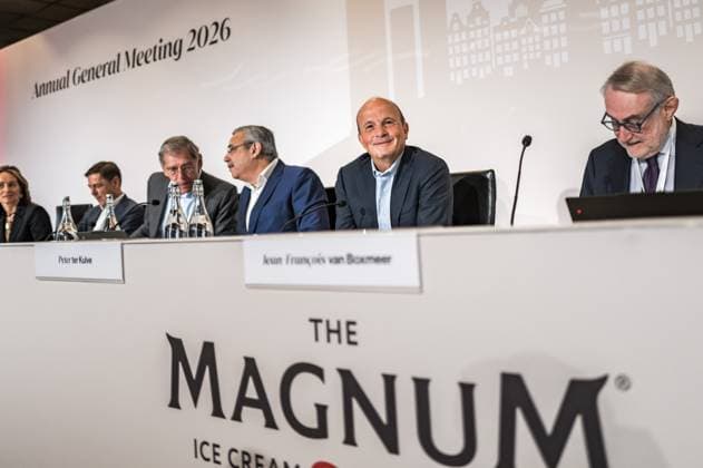 SCHIPHOL - Board of Directors of The Magnum Ice Cream Company (TMICC) prior to the commencement of the General Shareholders Meeting of The Magnum Ice Cream Company. JORIS VAN GENNIP ANP netherlands out - belgium out  Copyright: xx x557676381x originalFilename: 557676381.jpg