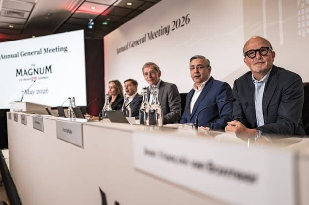 SCHIPHOL - Board of Directors of The Magnum Ice Cream Company (TMICC) prior to the commencement of the General Shareholders Meeting of The Magnum Ice Cream Company. JORIS VAN GENNIP ANP netherlands out - belgium out  Copyright: xx x557676494x originalFilename: 557676494.jpg