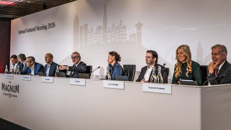 SCHIPHOL - Board of Directors of The Magnum Ice Cream Company (TMICC) prior to the commencement of the General Shareholders Meeting of The Magnum Ice Cream Company. JORIS VAN GENNIP ANP netherlands out - belgium out  Copyright: xx x557676624x originalFilename: 557676624.jpg
