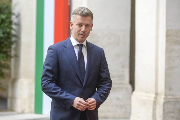 Rome, Palazzo Chigi, visit by Hungary s Prime Minister-elect, Péter Magyar.  Copyright: xSTEFANOxCAROFEIx xipa-agency.netx xFOTOGRAMMAx xSTEFANOxCAROFEIx IPA_Agency_IPA74486042