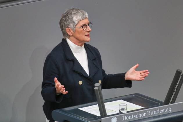 Berlin, Germany, 07 05 2026 German Bundestag 77 Bundestag session Britta Haßelmann, Greens Copyright: xdtsxNachrichtenagenturx dts_118129