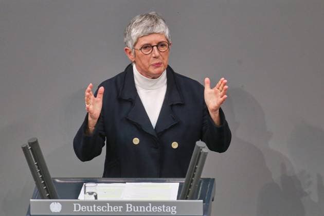 Berlin, Germany, 07 05 2026 German Bundestag 77 Bundestag session Britta Haßelmann, Greens Copyright: xdtsxNachrichtenagenturx dts_118155