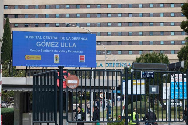 Hospital Central de La Defensa Gómez Ulla Façade of the Hospital Central de La Defensa Gómez Ulla, on May 7, 2026, in Madrid Spain 07 MAY 2026 DEFENSA GÓMEZ ULLA HOSPITAL HANTAVIRUS MADRID CRUCERO Jesús Hellí Madrid Madrid Spain  Copyright: xJesusxHellinx 7505673