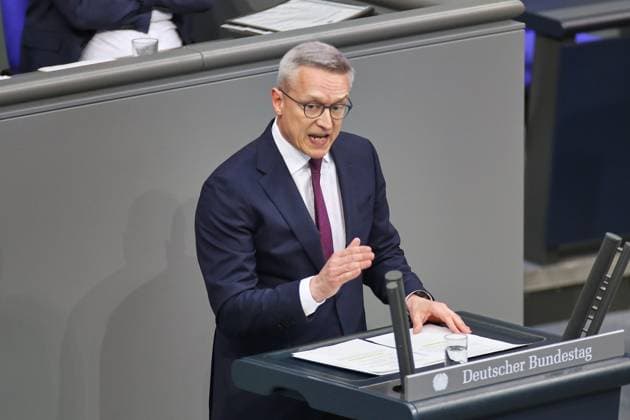Berlin, Germany, 07 05 2026 German Bundestag 77 Bundestag session Federal Minister for Digital and State Modernization Karsten Wildberger CDU Copyright: xdtsxNachrichtenagenturx dts_118163