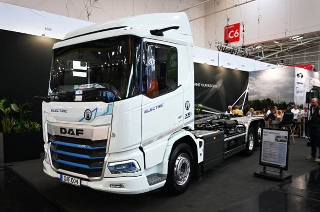IFAT Munich 2026 is the worlds leading trade fair for water, sewage, waste and raw materials management The trade fair takes place every two years at the exhibition center in Munich Riem Photo Truck, DAF XD Electric 6x2