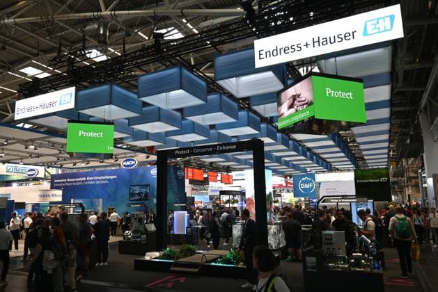 IFAT Munich 2026 is the worlds leading trade fair for water, sewage, waste and raw materials management The trade fair takes place every two years at the exhibition center in Munich Riem Photo of EH Endress und Hauser stand