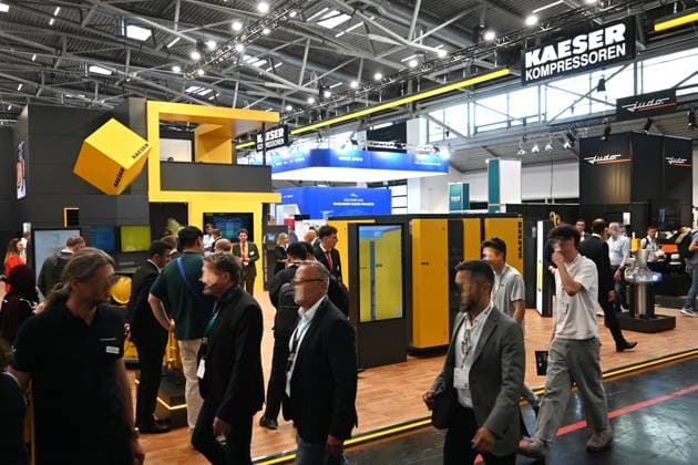 IFAT Munich 2026 is the worlds leading trade fair for water, sewage, waste and raw materials management The trade fair takes place every two years at the exhibition center in Munich Riem Photo of the Kaeser Kompressoren stand