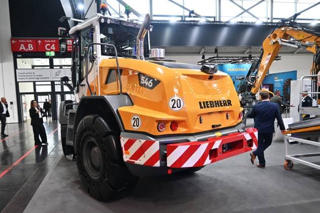 IFAT Munich 2026 is the worlds leading trade fair for water, sewage, waste and raw materials management The trade fair takes place every two years at the exhibition center in Munich Riem Photo Liebherr wheel loader 546